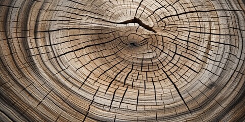 Close up texture of Oak Tree Rings