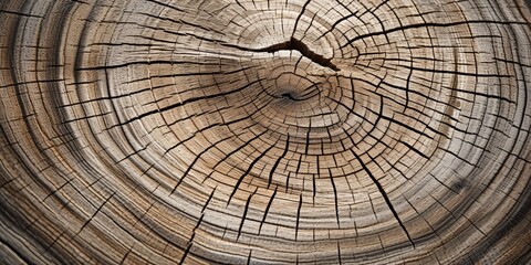 Fototapeta premium Close up texture of Oak Tree Rings