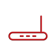 Wifi router icon. Collection of vector symbol in trendy 3D style on white background.