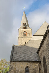 Gothic church of St. Aegidii in Quedlinburg, Saxony-Anhalt, Germany,