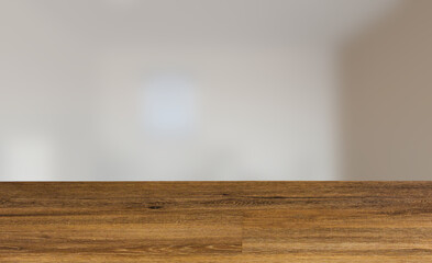 Elegant office interior. Mixed media. 3D rendering.. Mockup.   Empty paintings. Texture Wooden parquet. Flooring. Seamless.