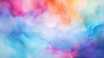 Fototapeta premium Colorful watercolor abstract painted background. 