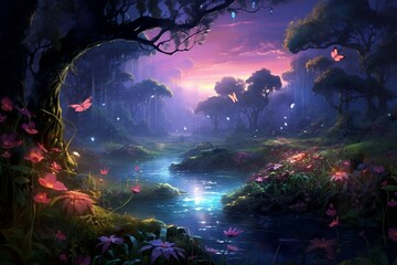 Explore the twilight realm of nature's enchantment