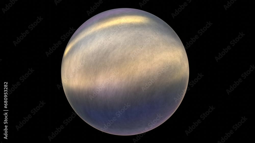 Poster round sphere shape rotation animation isolated on black background