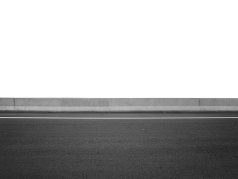Empty streets. transparent background