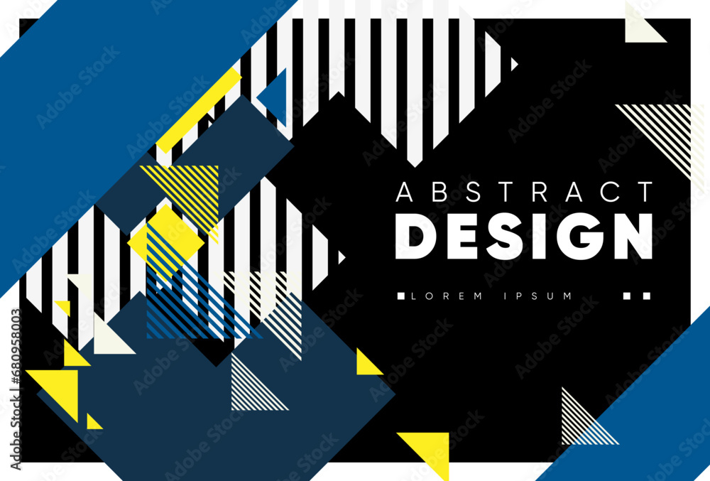 Poster abstract background with smooth lines