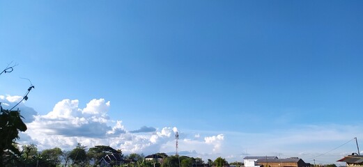 Fototapeta premium The sky in the countryside.