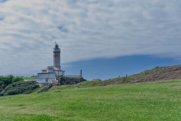 Fototapeta na wymiar Lighthouse in the mountain. 