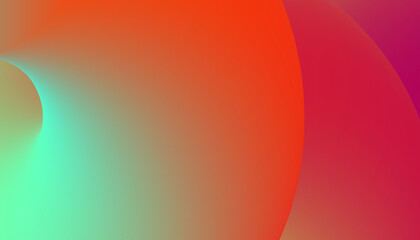illustration of twisted colorful shapes. Vector illustration
