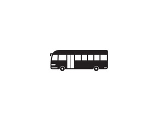 Bus icon,  bus logo,  Public transport symbol, vector illustration.