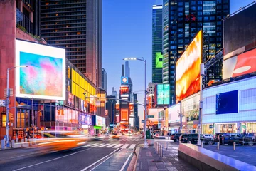 Fotobehang NEW YORK CITY - NOVEMBER 13, 2023: Times Square New York on Broadway. © SeanPavonePhoto