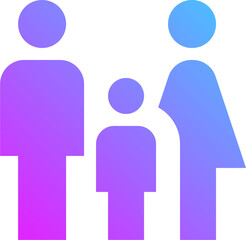 Purple Gradient Family Icon