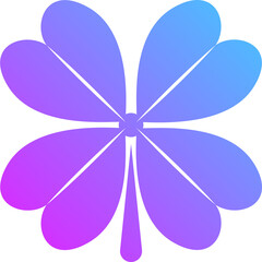 Purple Gradient Luck Icon