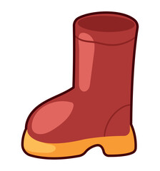 autumn boot illustration