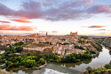 Toledo, Spain Old Town on the Tagus River