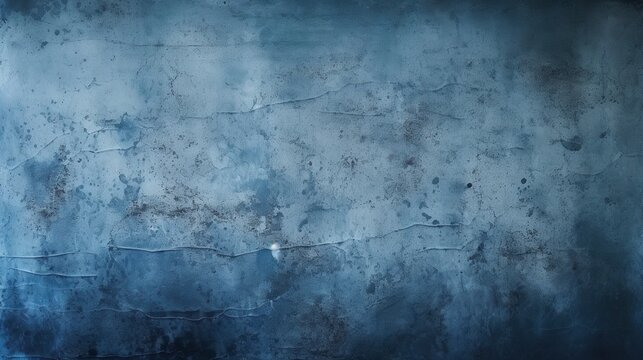 Abstract dark blue grunge wall concrete texture, Seamless Blue Grunge Concrete Wall background