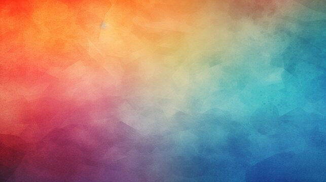 Abstract triangles colorful vintage background.
