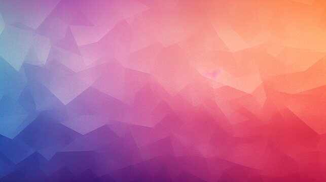 Abstract triangles colorful vintage background.