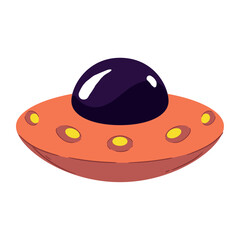 space ufo illustration