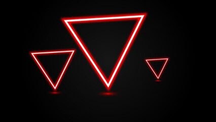 Abstract Neon light on dark background. neon Light and glow concept. Perfect for nightlife, music, dj, electric, digital, festivals, clubs, party. Vector illustration.