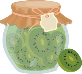 Kiwi jam illustration