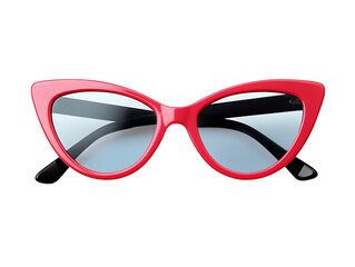 Cat eye sunglasses isolated on transparent or white background, png