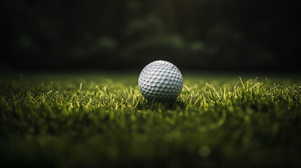 Obraz premium bola de golf, desporto, campo de golofe, green