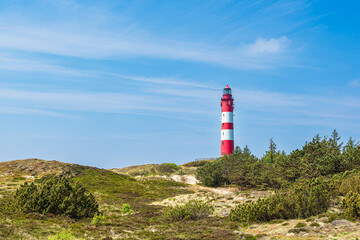 Leuchtturm in Wittdün auf der Insel Amrum