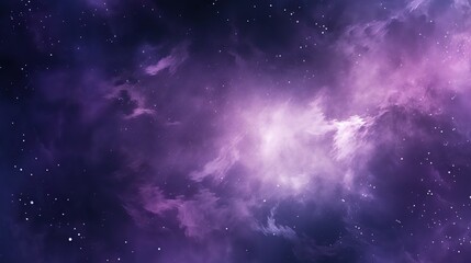 Obraz premium Glow purple dust particles glitter sparks abstract background for celebration with light beam and shine in center.