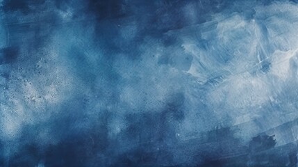 Naklejka premium Abstract watercolor paint background dark blue color grunge texture for background