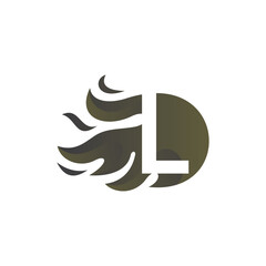 Naklejka premium Letter L logo or symbol template design