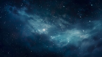 Cosmos galaxy scenery the night sky with gold foil constellations stars and clouds abstract