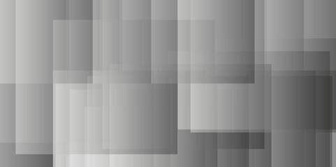 Abstract background with squares. Abstract minimal geometric white and gray light background design. white transparent material in triangle diamond and squares shapes in random geometric pattern.