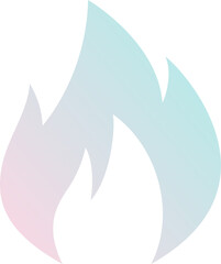 Soft Gradient Fire Icon