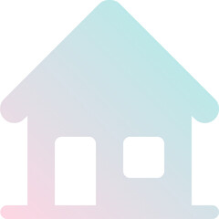 Soft Gradient House Icon