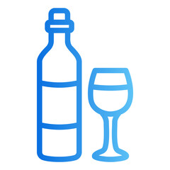 wine gradient icon