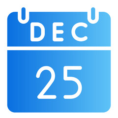 calendar gradient icon