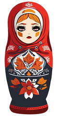 Colorful Russian Matryoshka