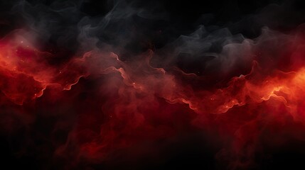 Black and red smoky and fire sparks background. flame dust - obrazy, fototapety, plakaty