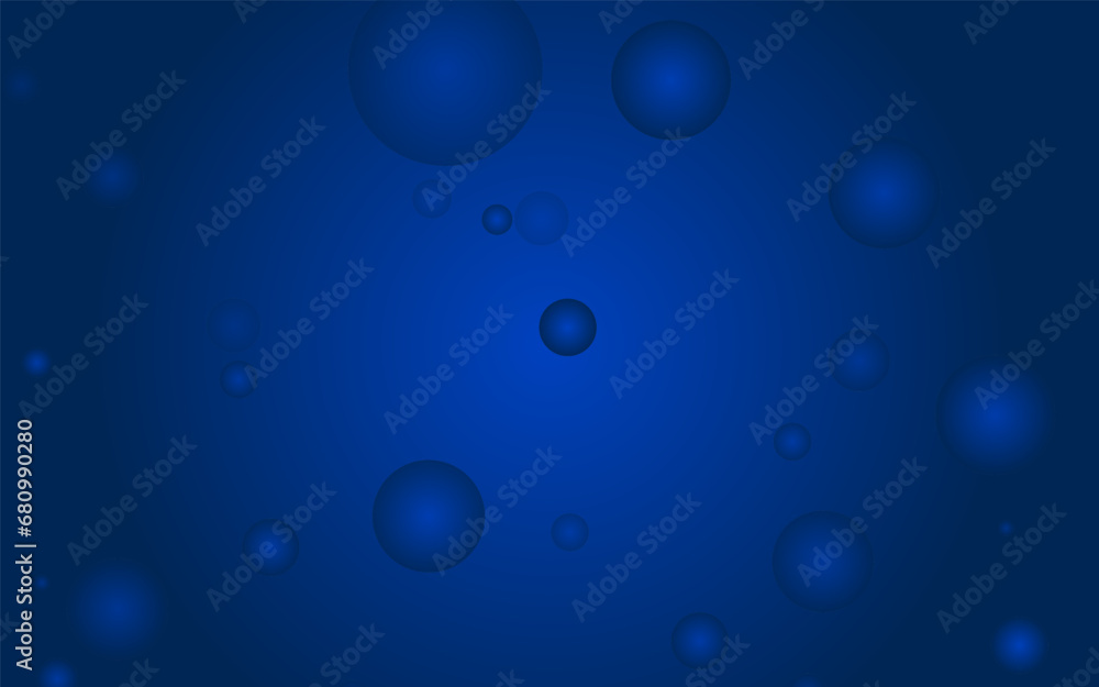 Poster abstract bright background made of random round shapes of different sizes and transparency. conceptu
