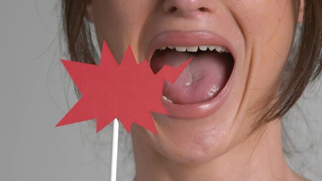 Human emotions, facial expression concept