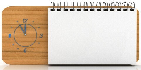 calendar concept.3d Render Illustration.