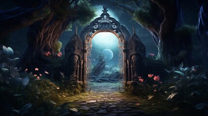 Gate of Magic. Enigmatizing The gateway to the realm of fantasy. 
