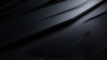 Texture panorama of black carbon fiber new technology leaf background - obrazy, fototapety, plakaty