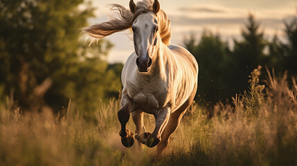 A Graceful Horse Captured in an Equine Pet Photography - obrazy, fototapety, plakaty