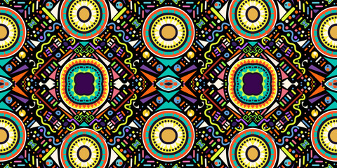 seamless ethnic pattern design.Geometric ethnic oriental ikat pattern traditional Design.ethnic oriental pattern,fabric,embroidery.Mexican pattern.merican pattern.latin african.indian fabric.Mexicanse