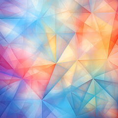 abstract prism-like patterns representing celestial harmony