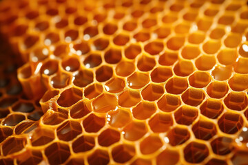 Honeycomb generative ai - obrazy, fototapety, plakaty