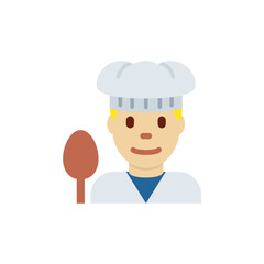 Man Cook: Medium-Light Skin Tone