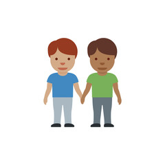 Men Holding Hands: Medium Skin Tone, Medium-Dark Skin Tone
